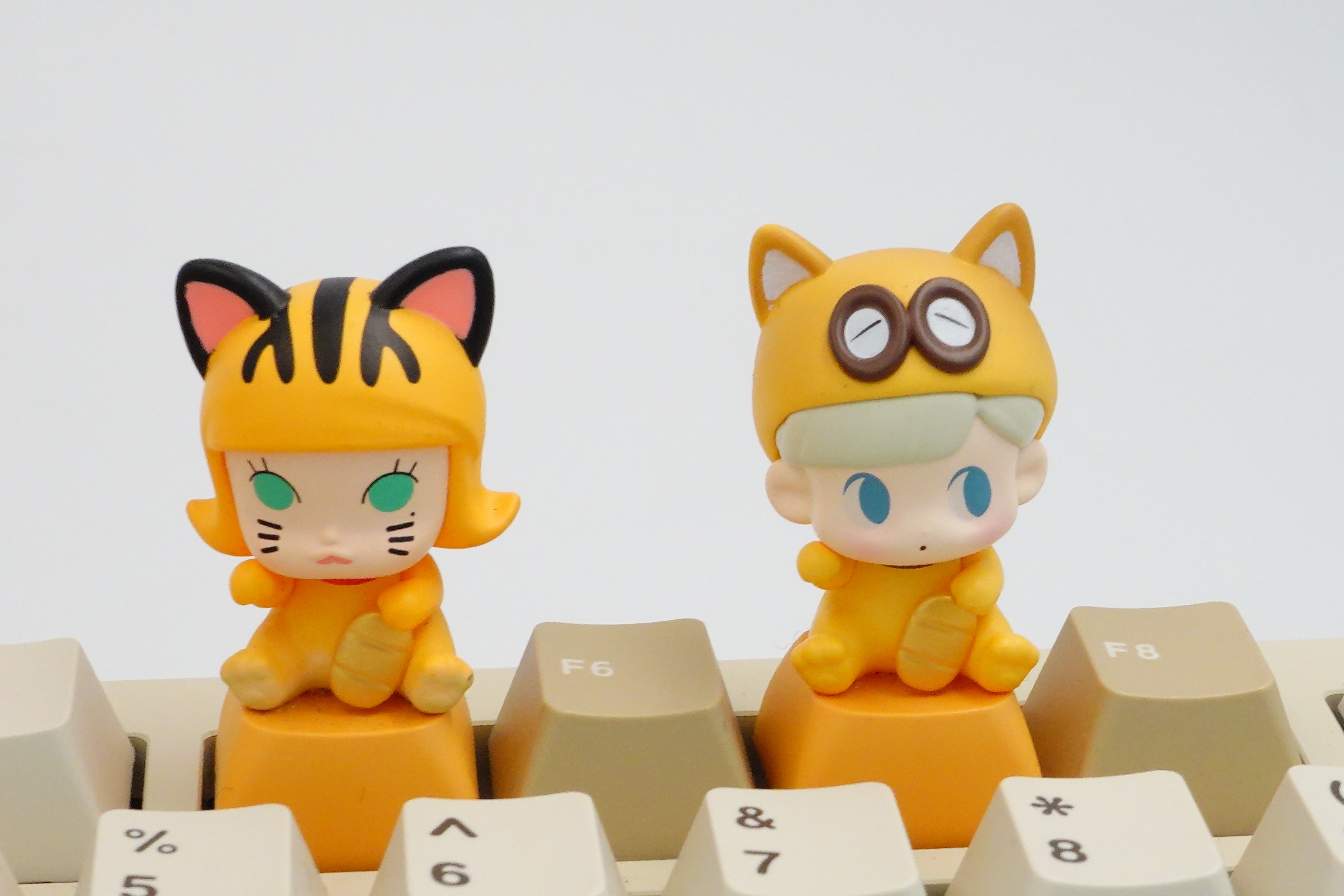 Popbean Lucky Series Artisan Key Caps - Orange