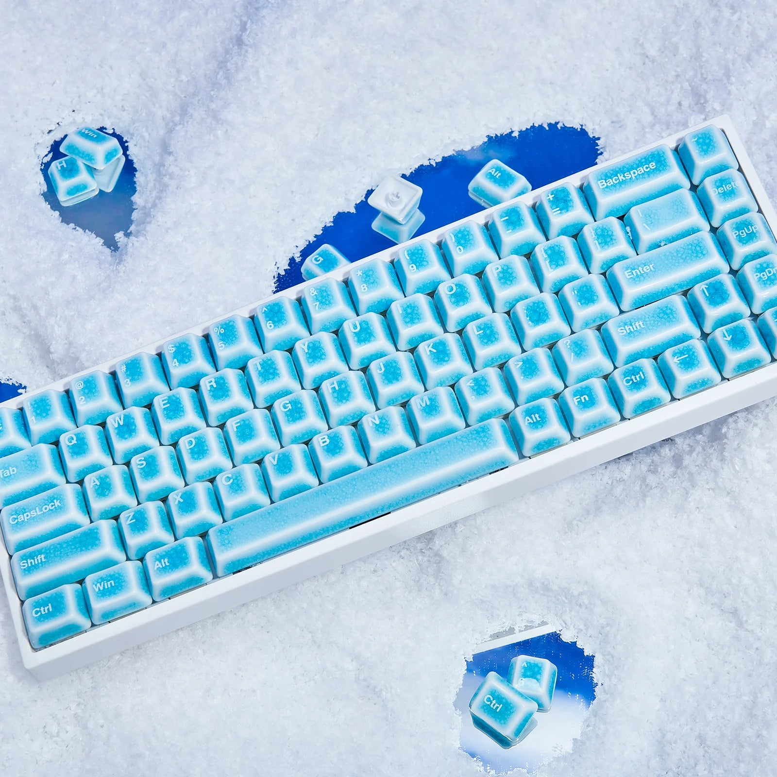 Blue Glacier Ceramic Key Cap Set