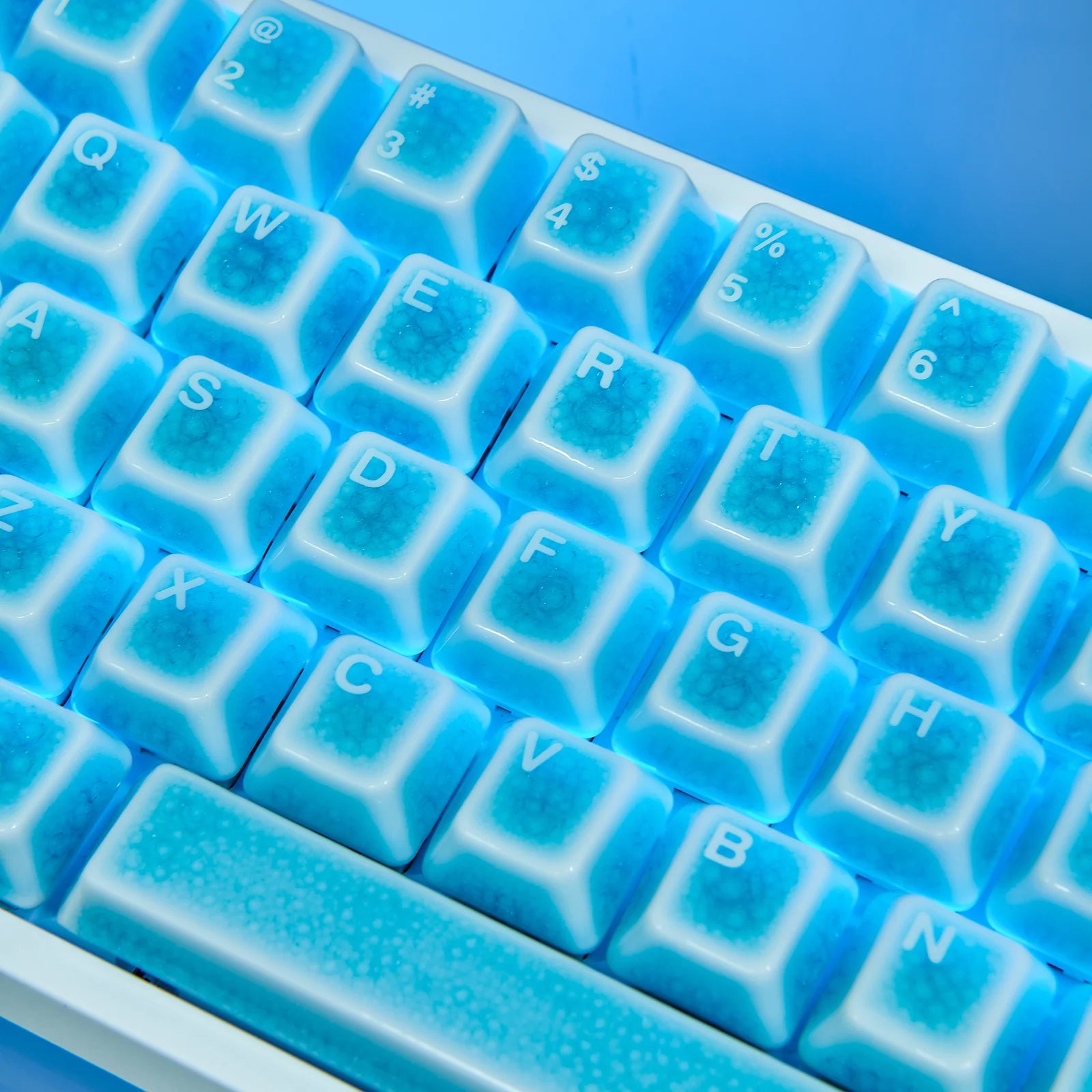 Blue Glacier Ceramic Key Cap Set