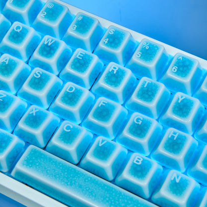 Blue Glacier Ceramic Key Cap Set