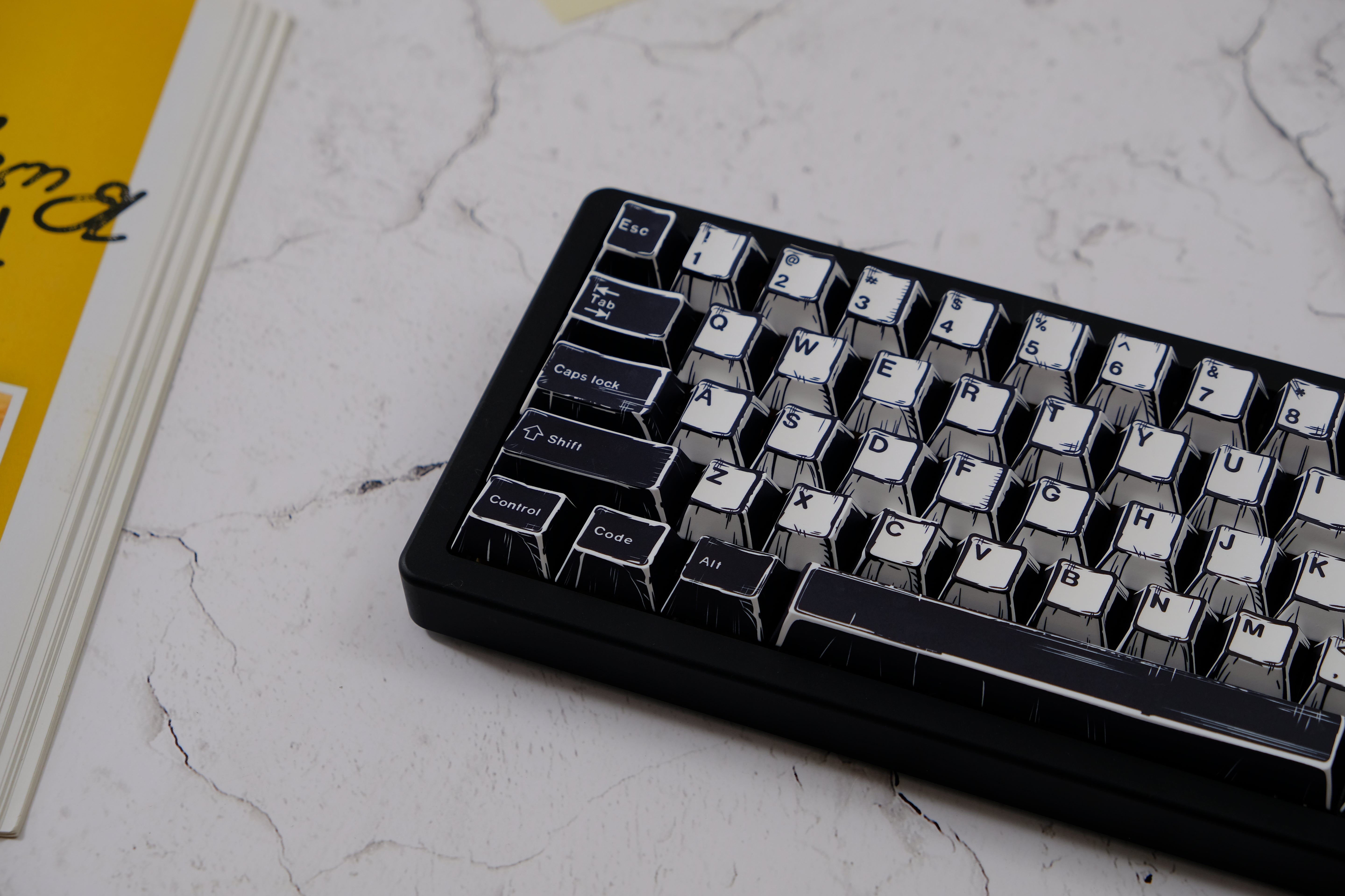 Black Comics Key Cap Set