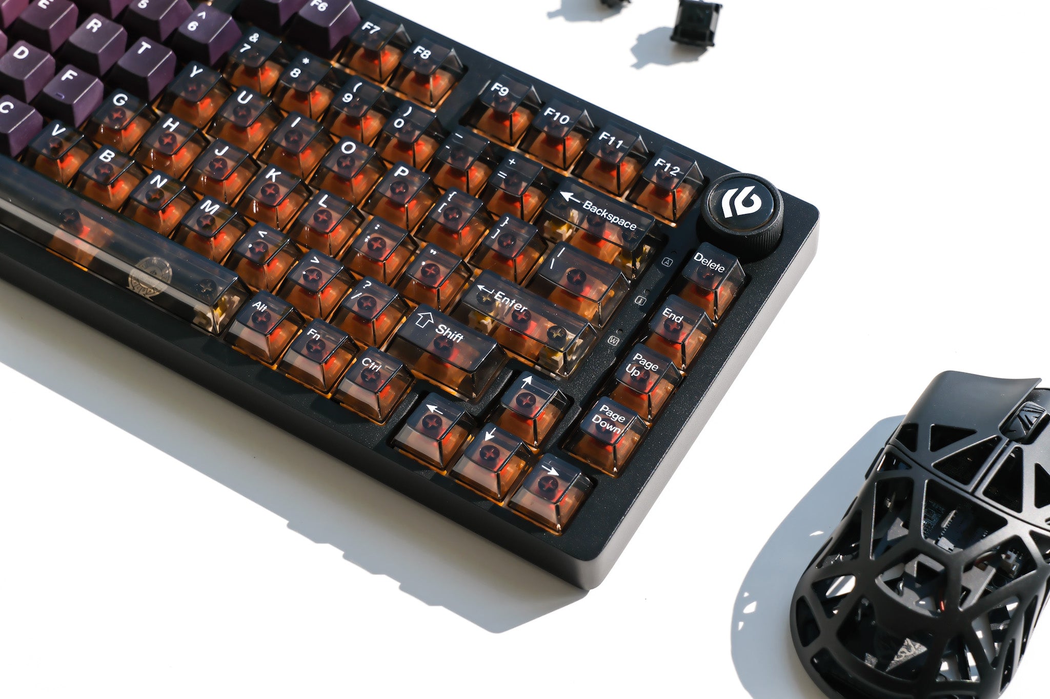 Black Flame Realm Key Cap Set