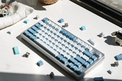 F75 Silver | Seasalt Saké Mechanical Keyboard