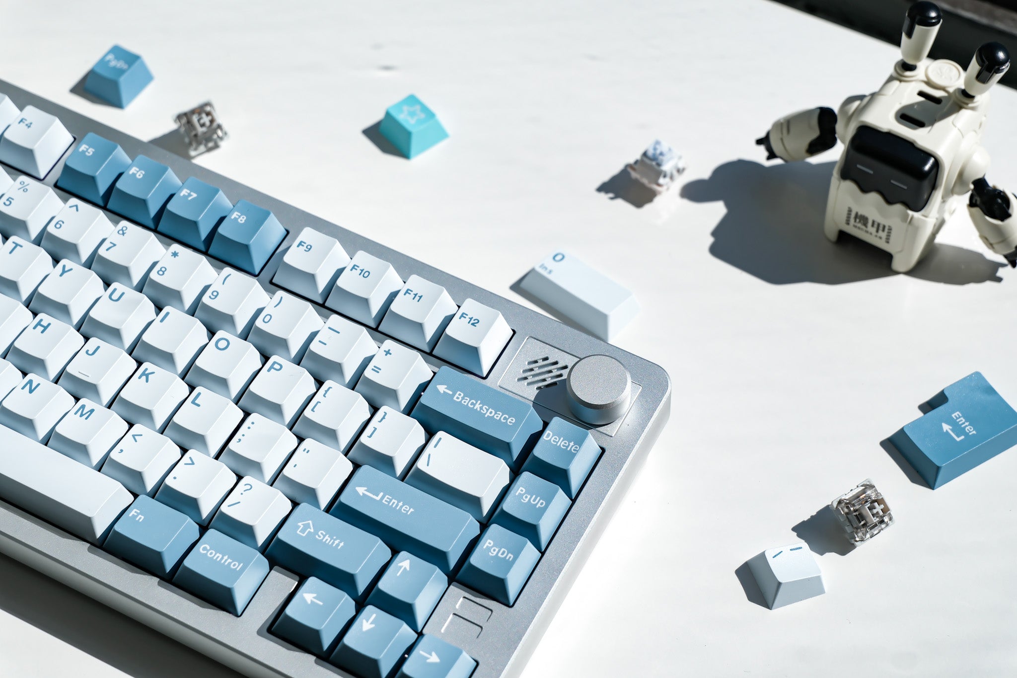 F75 Silver | Seasalt Saké Mechanical Keyboard