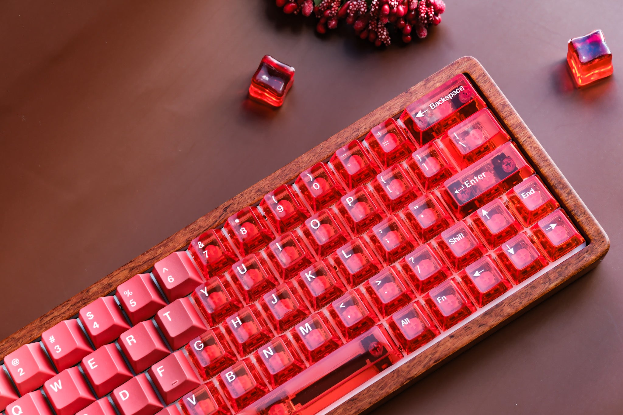 Flame Light Key Cap Set