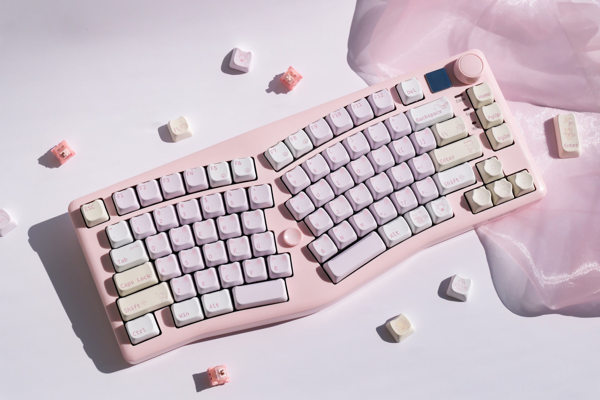 Alice75 Pink Grace Catty | Mechanical Keyboard | Pre-order Opens Now!