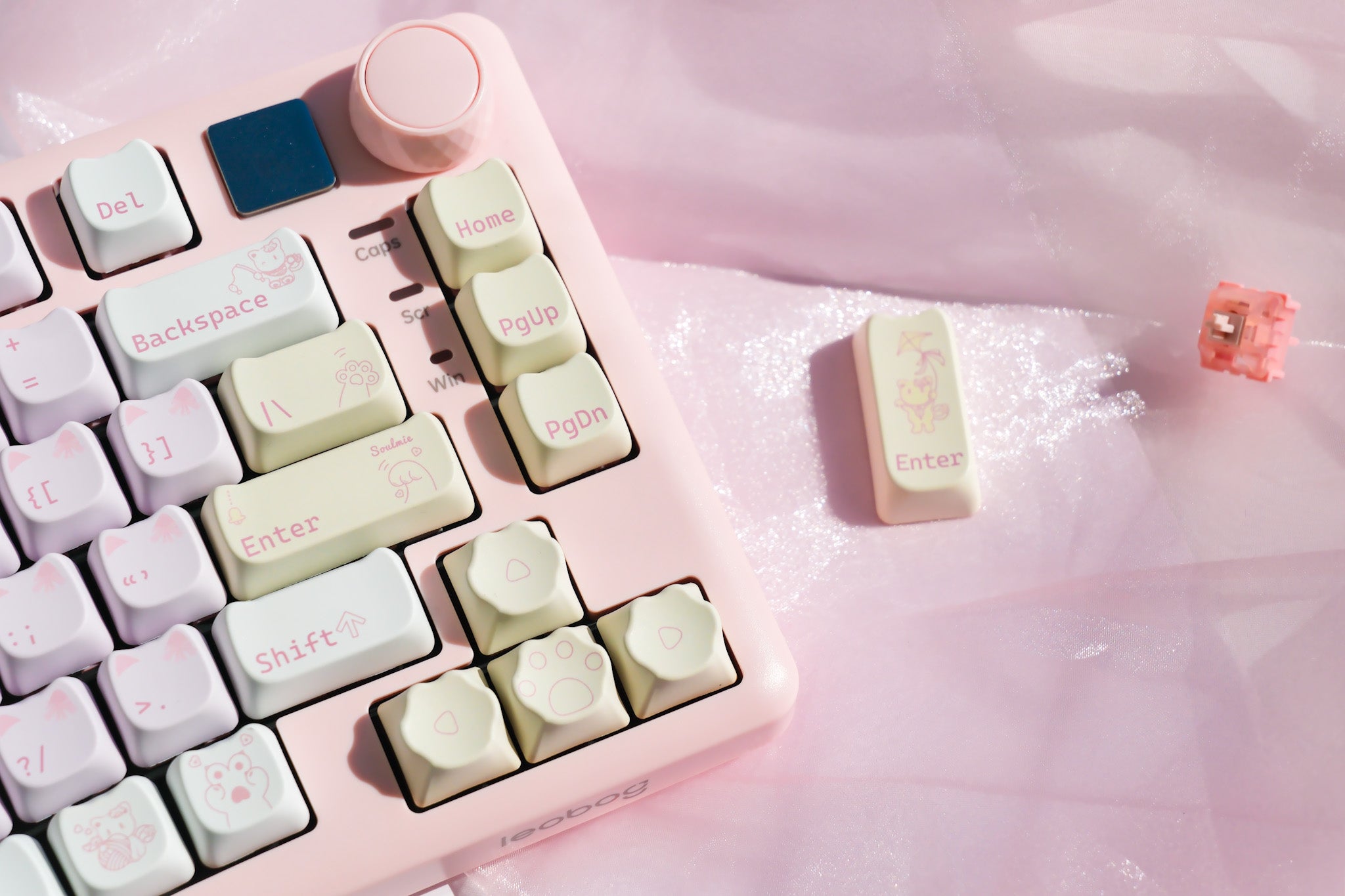 Alice75 Pink Grace Catty | Mechanical Keyboard | Pre-order Opens Now!