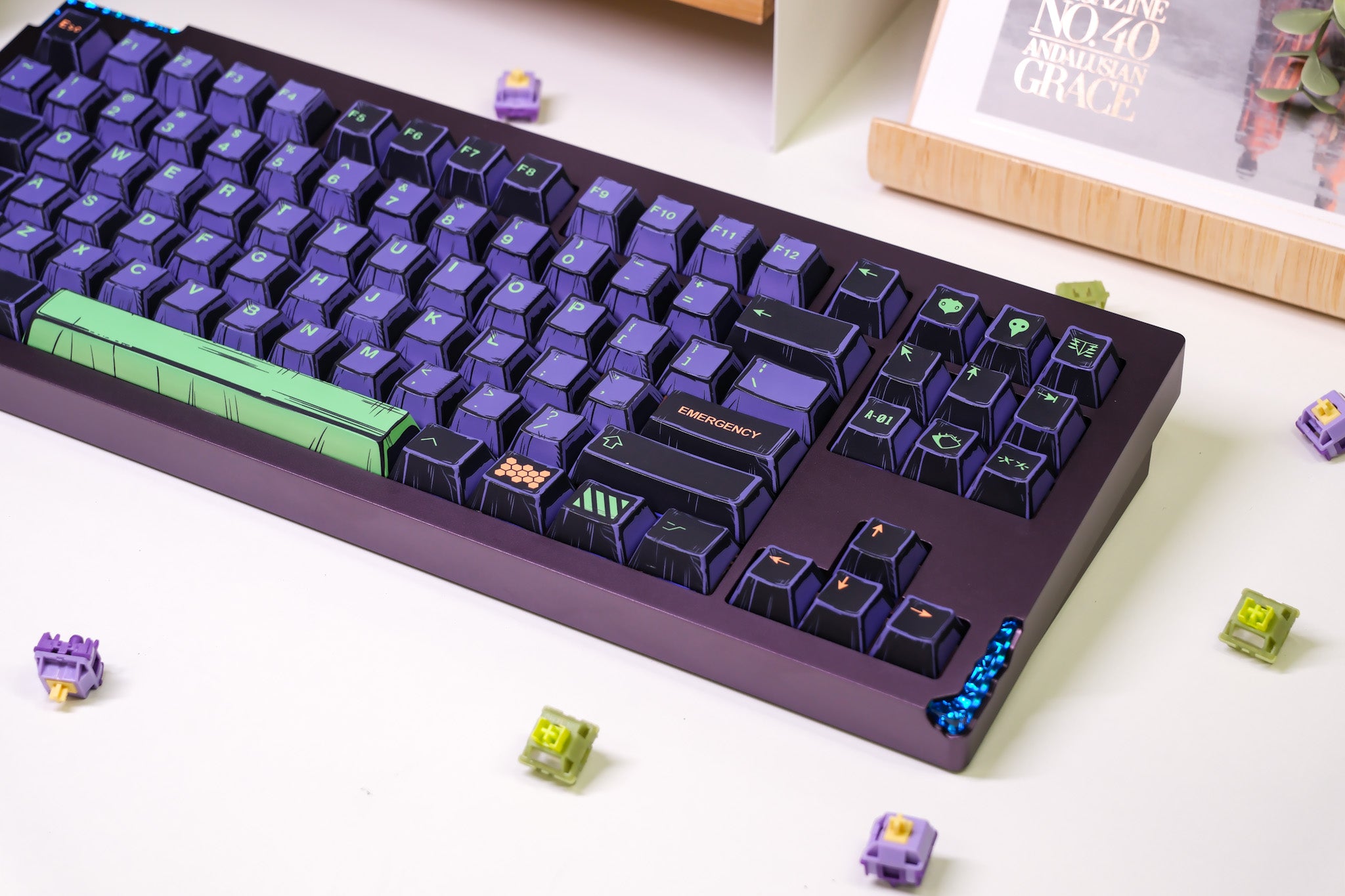 Stars80 Purple | Unit01 Aluminium Mechanical Keyboard