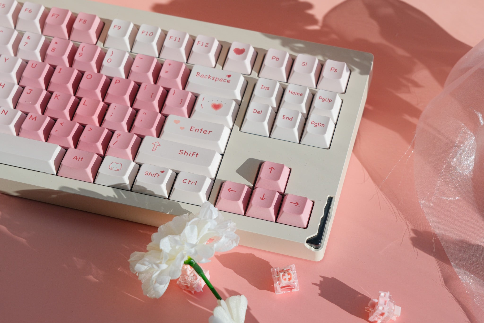 Stars80 Creamy White | Love u 3000 Aluminium Keyboard
