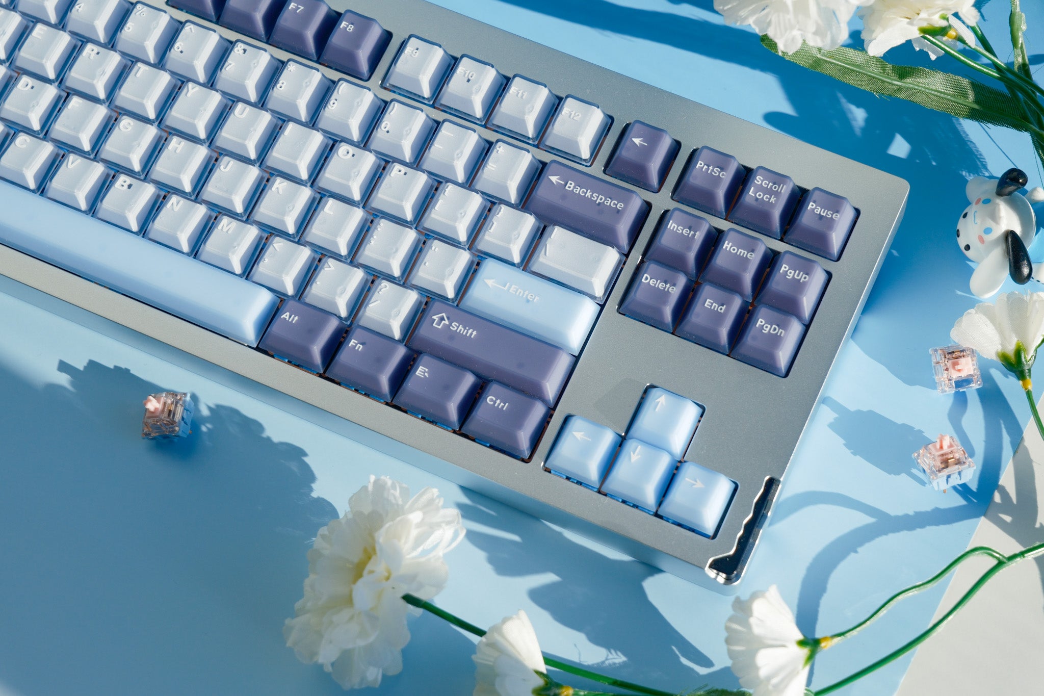 Stars80 Silver | Blueberry Cheesecake Aluminium Mechanical Keyboard