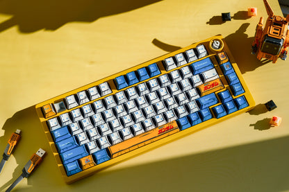 Hi75C Yellow | Gundam Comics Aluminium Mechanical Keyboard