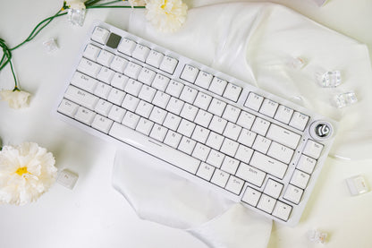 Hi75C White Jelly Mechanical Keyboard
