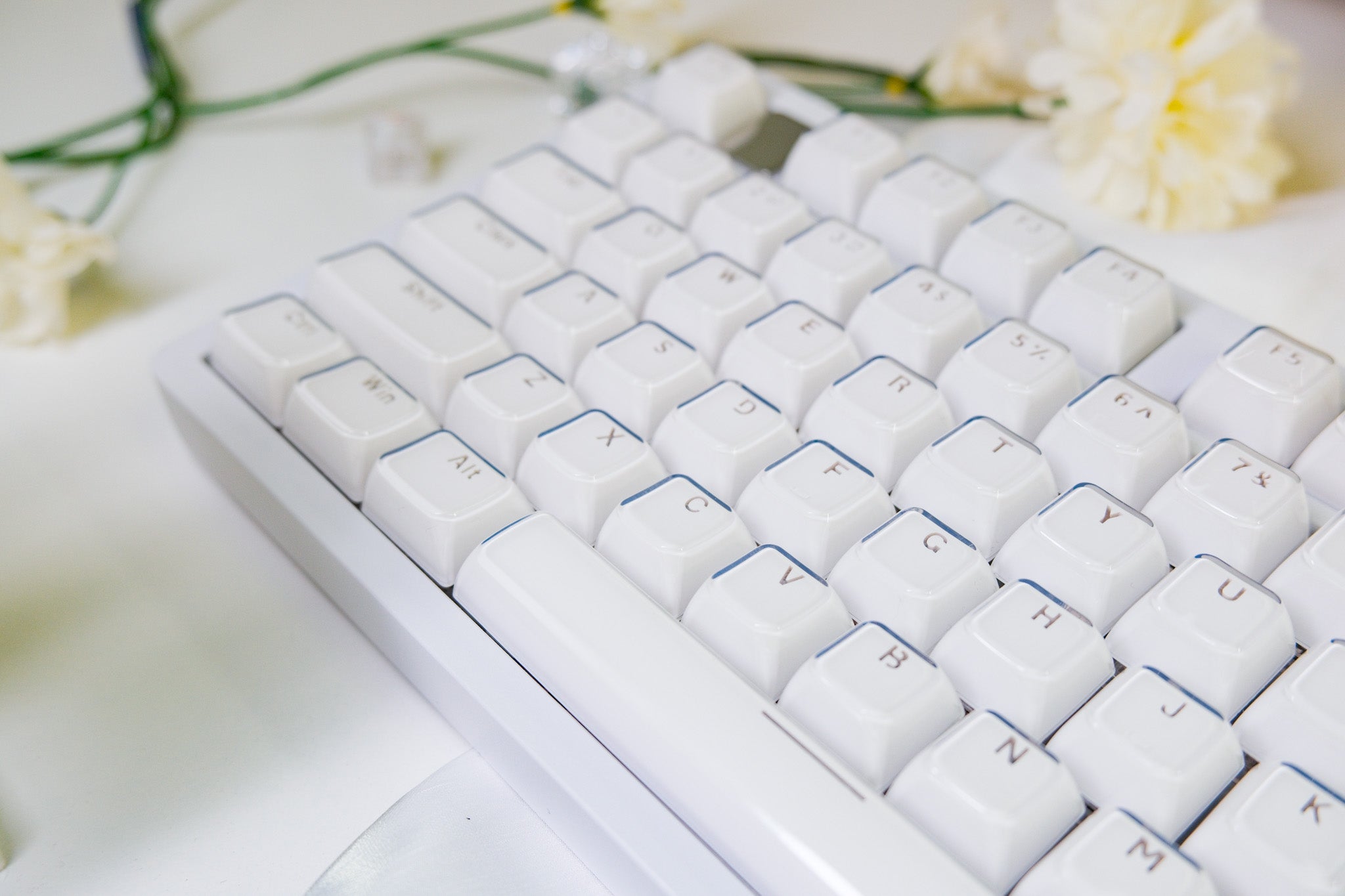 Hi75C White Jelly Mechanical Keyboard
