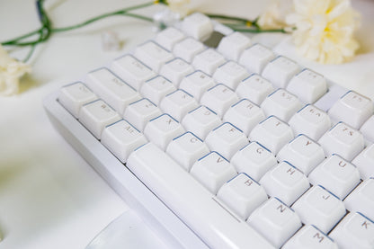 Hi75C White Jelly Mechanical Keyboard
