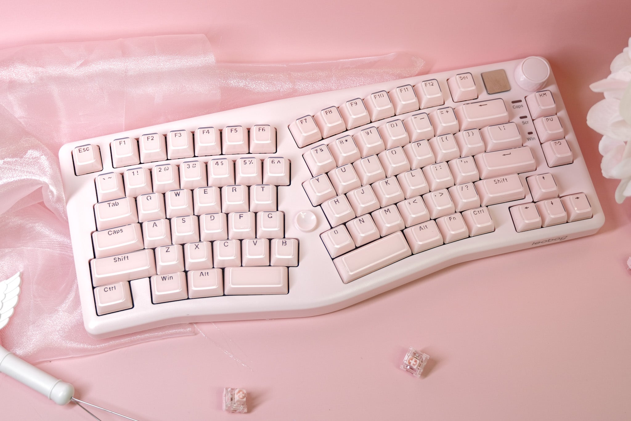 Alice75 Pink Jelly Mechanical Keyboard