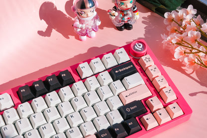 Hi75C Berry Milk Tea Mechanical Keyboard