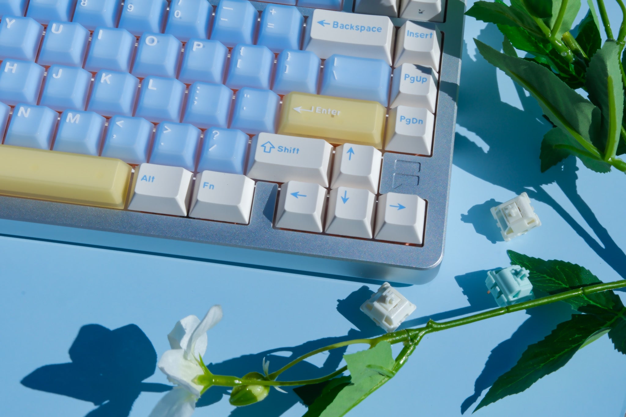 F75 Silver | Seasalt Soda Mechanical Keyboard