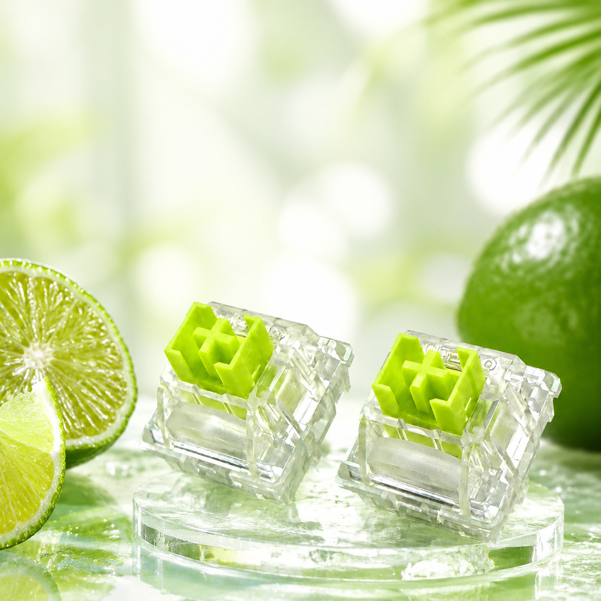 Outemu Crystal Lime Muted Silent Tactile Switch