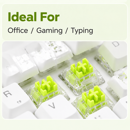 Outemu Crystal Lime Muted Silent Tactile Switch