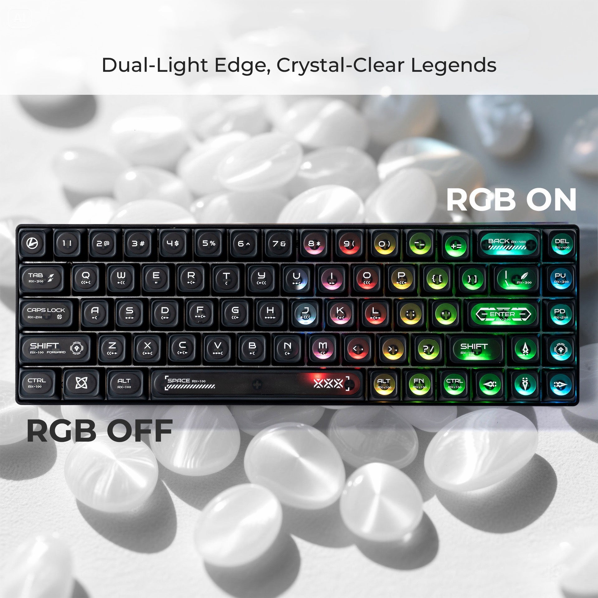 Carbon Rider Key Cap Set