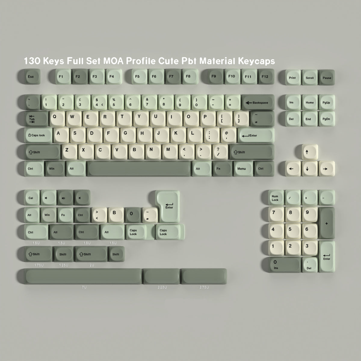 Sunny Mint - Key Cap Set