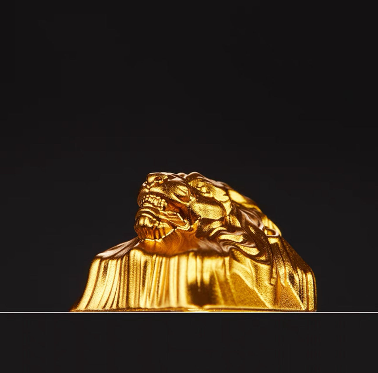Golden Loin Aluminium Artisan Key Caps