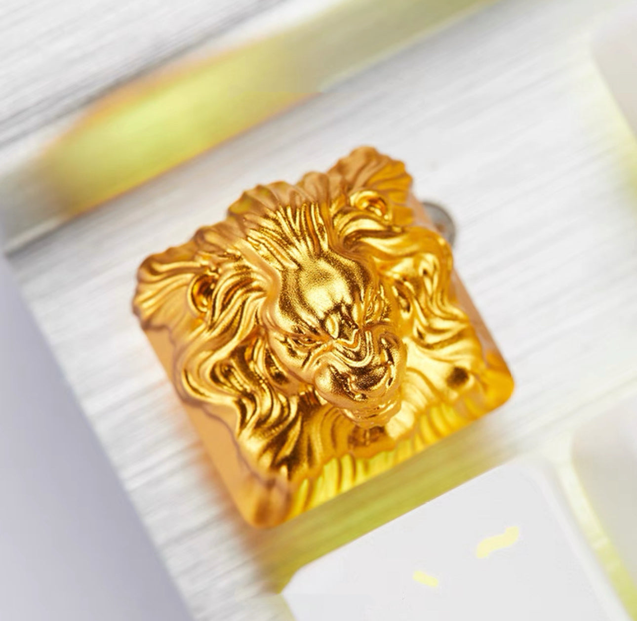 Golden Loin Aluminium Artisan Key Caps
