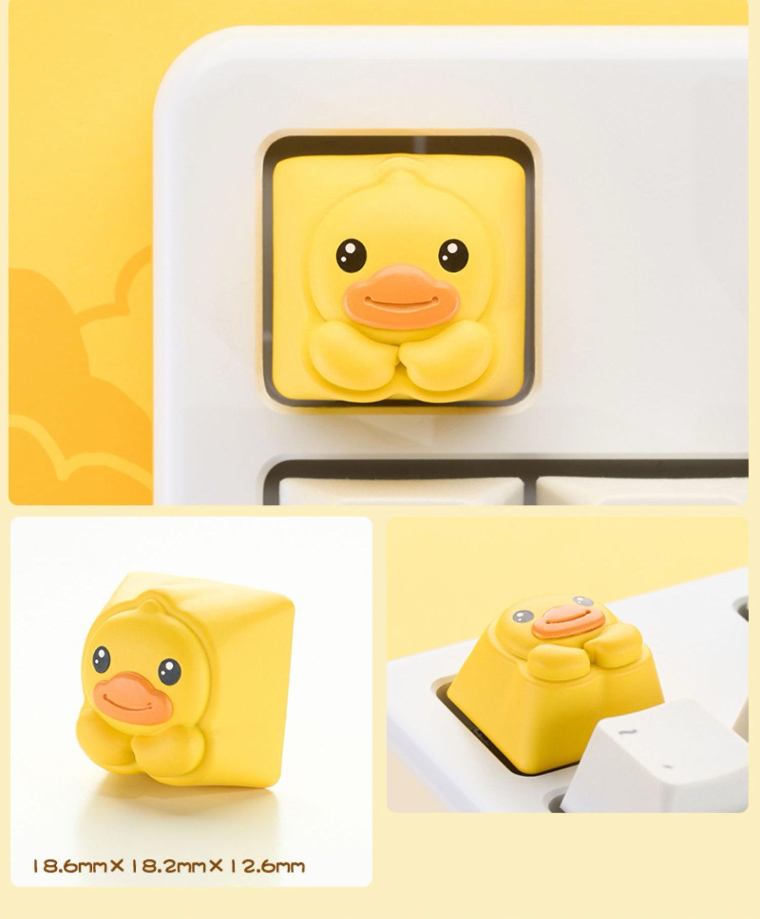 Yellow Duck Blind Box Artisan Key Cap
