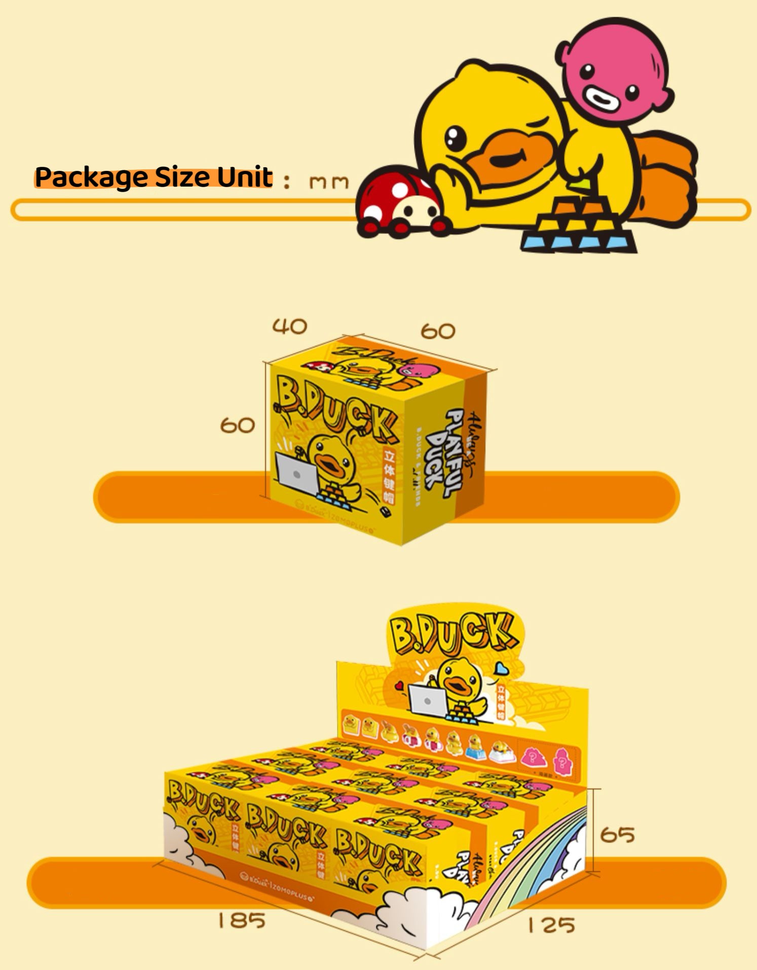 Yellow Duck Mystery Box Artisan Key Caps