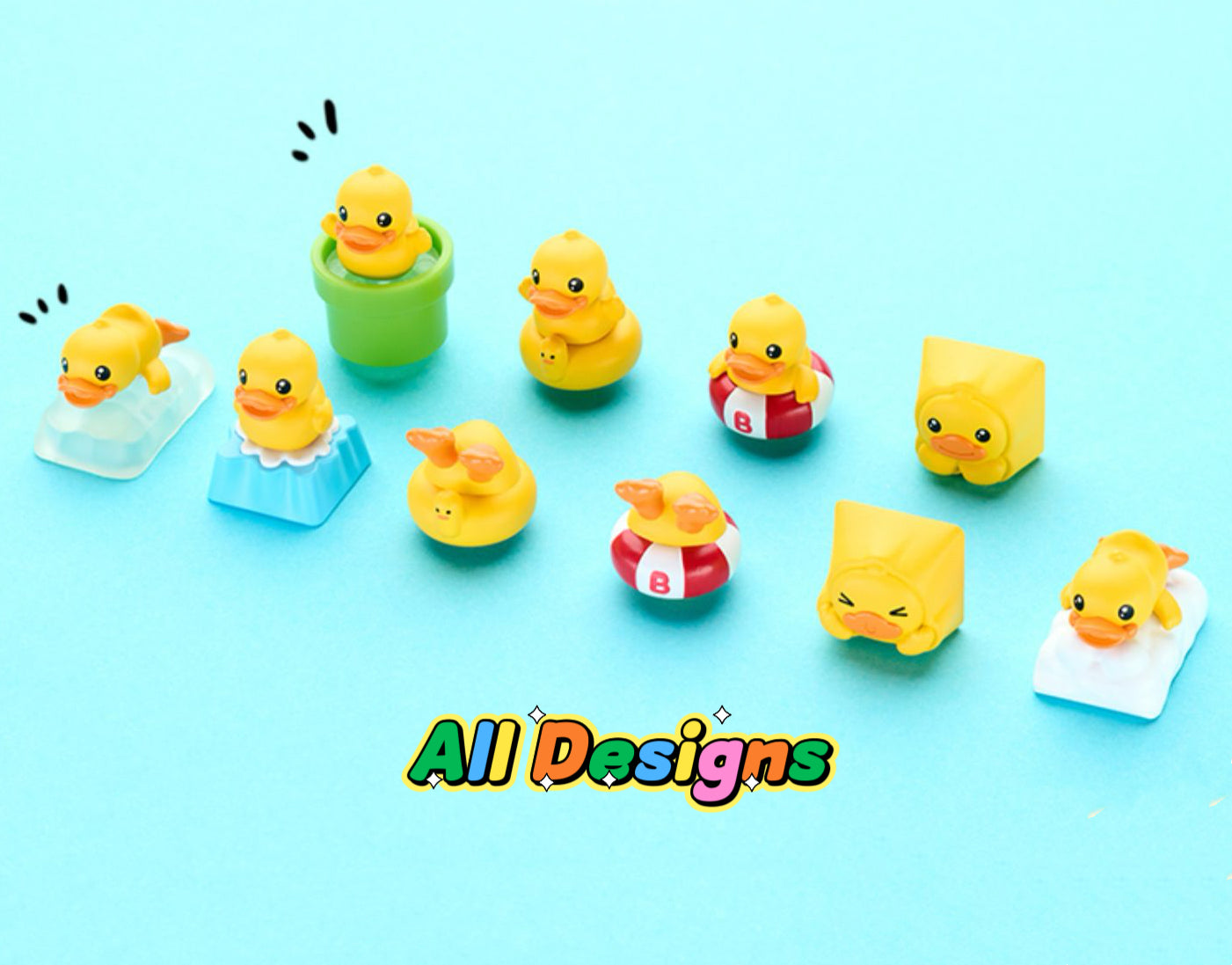 Yellow Duck Blind Box Artisan Key Caps