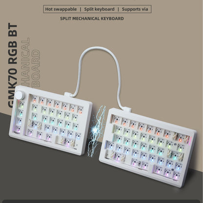 SOUL70 Creamy White | Split Mechanical Keyboard Barebone
