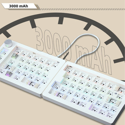 SOUL70 Creamy White | Split Mechanical Keyboard Barebone