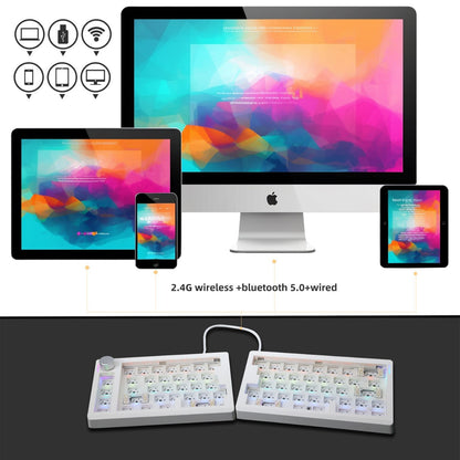 SOUL70 Creamy White | Split Mechanical Keyboard Barebone