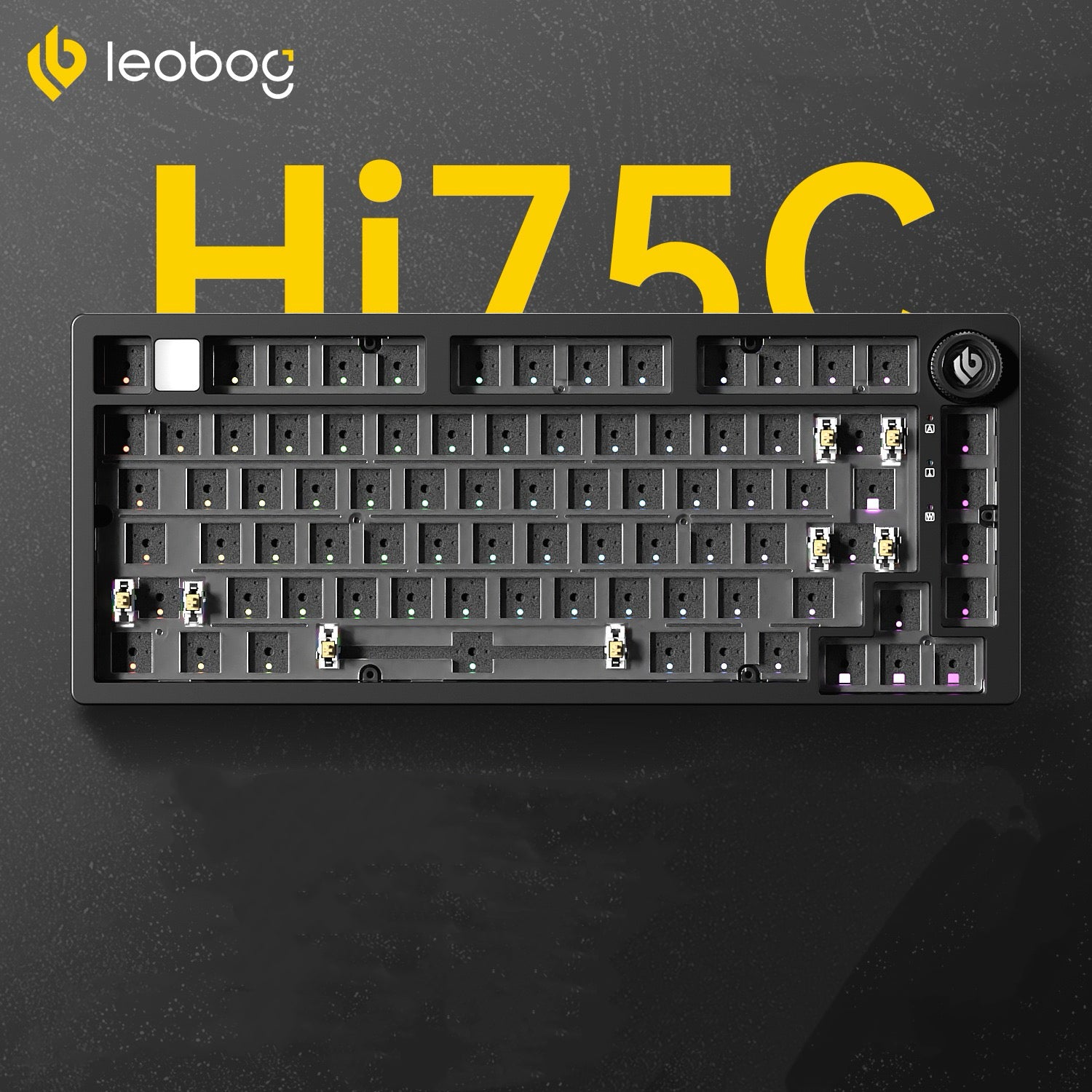 Hi75C Black | Aluminium Keyboard Barebone