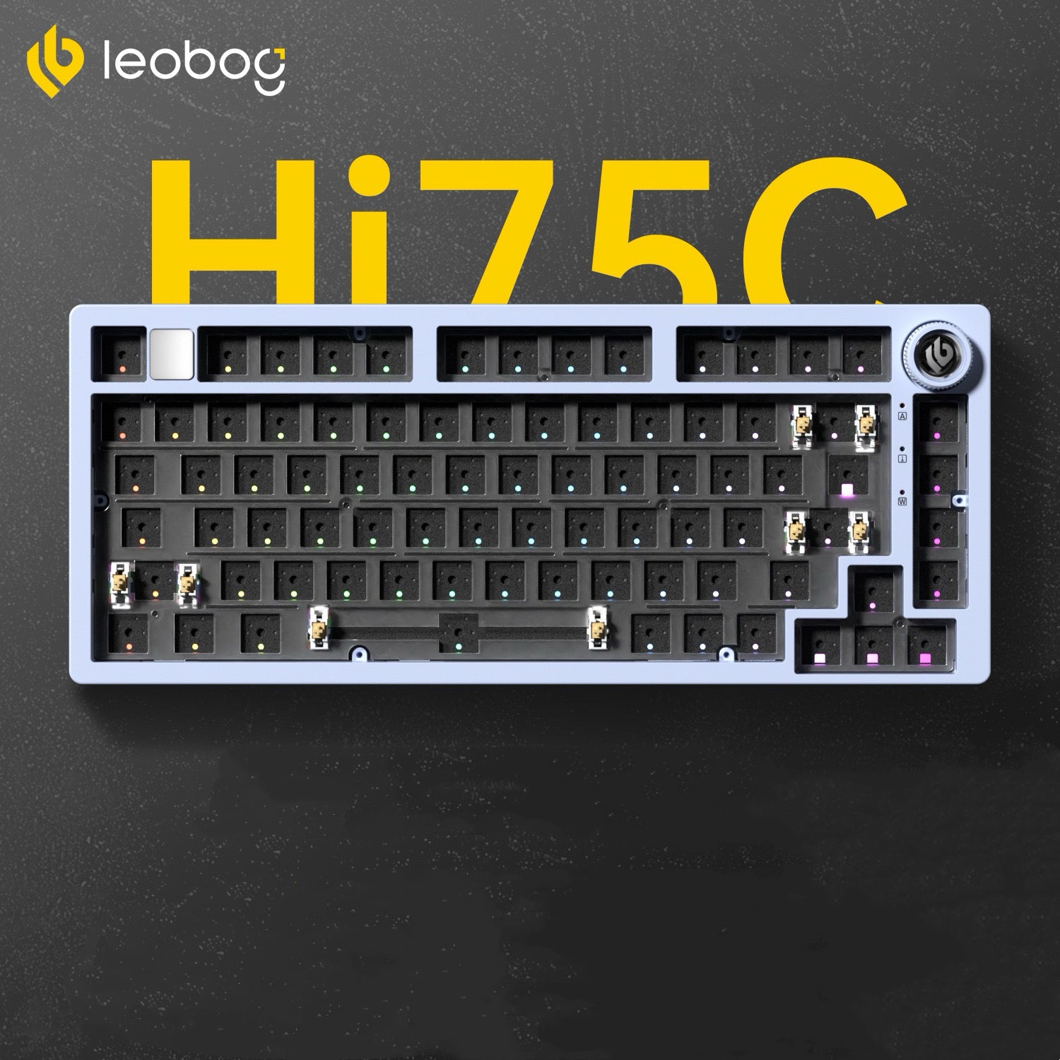 Hi75C Sky Blue | Aluminium Keyboard Barebone