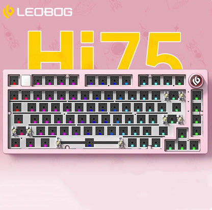 Hi75 Pink | Aluminium Keyboard Barebone
