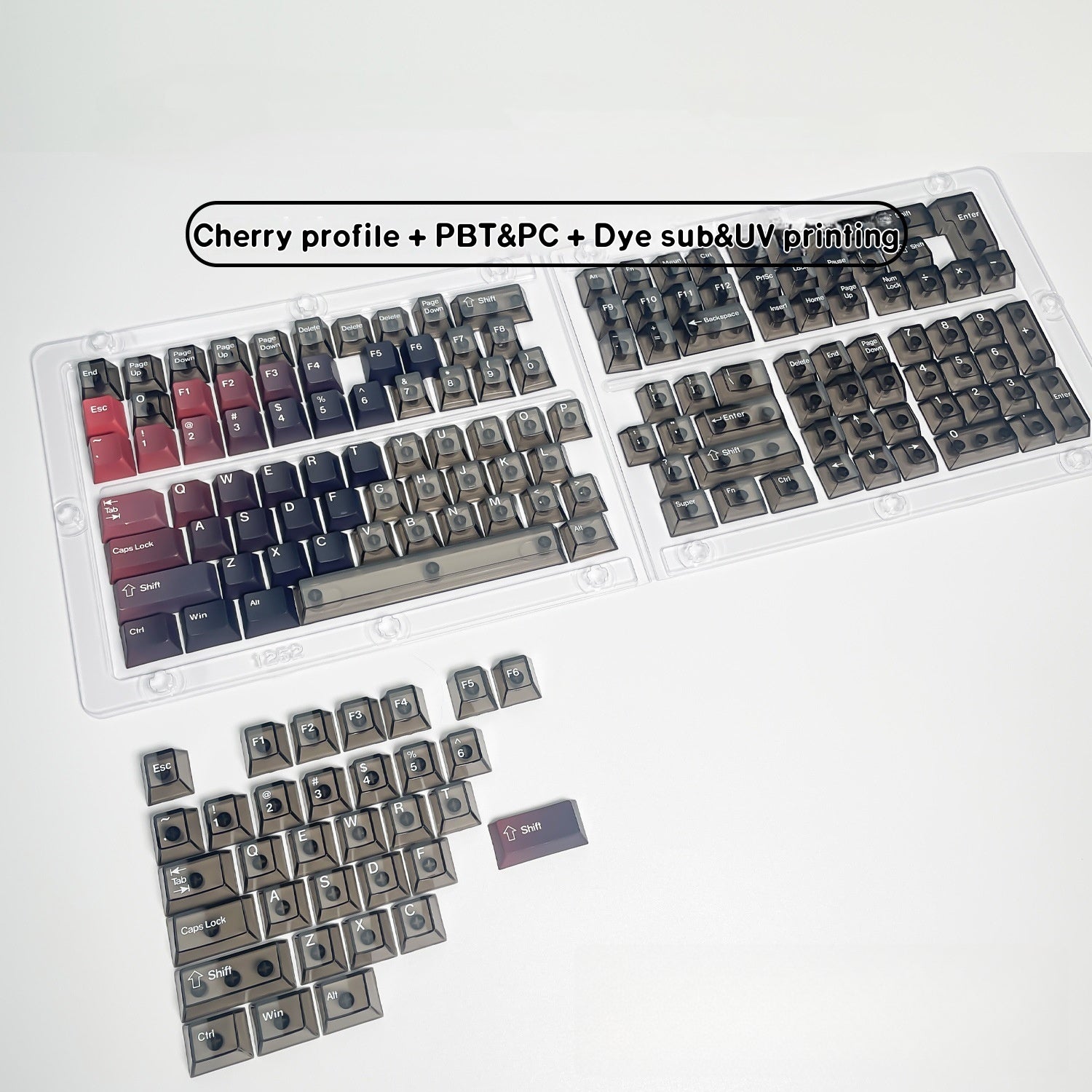 Black Flame Realm Key Cap Set