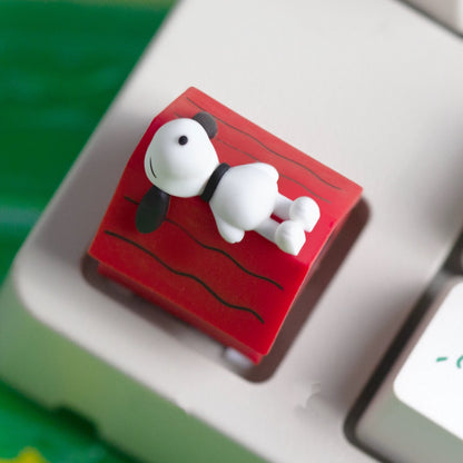 Snoopyy Red House Artisan Key Cap