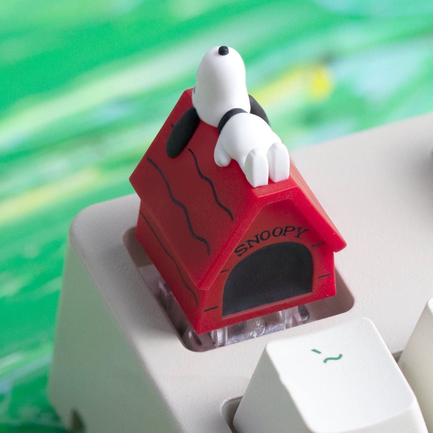 Snoopyy Red House Artisan Key Cap