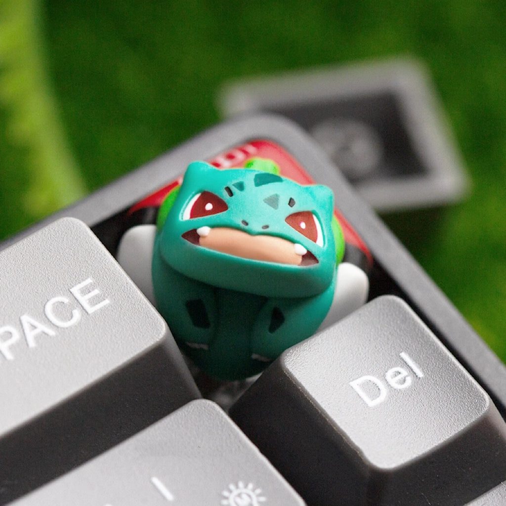 Bulbasaur Poke Ball Artisan Key Cap