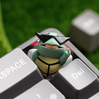 Squirtle Poke Ball Artisan Key Cap