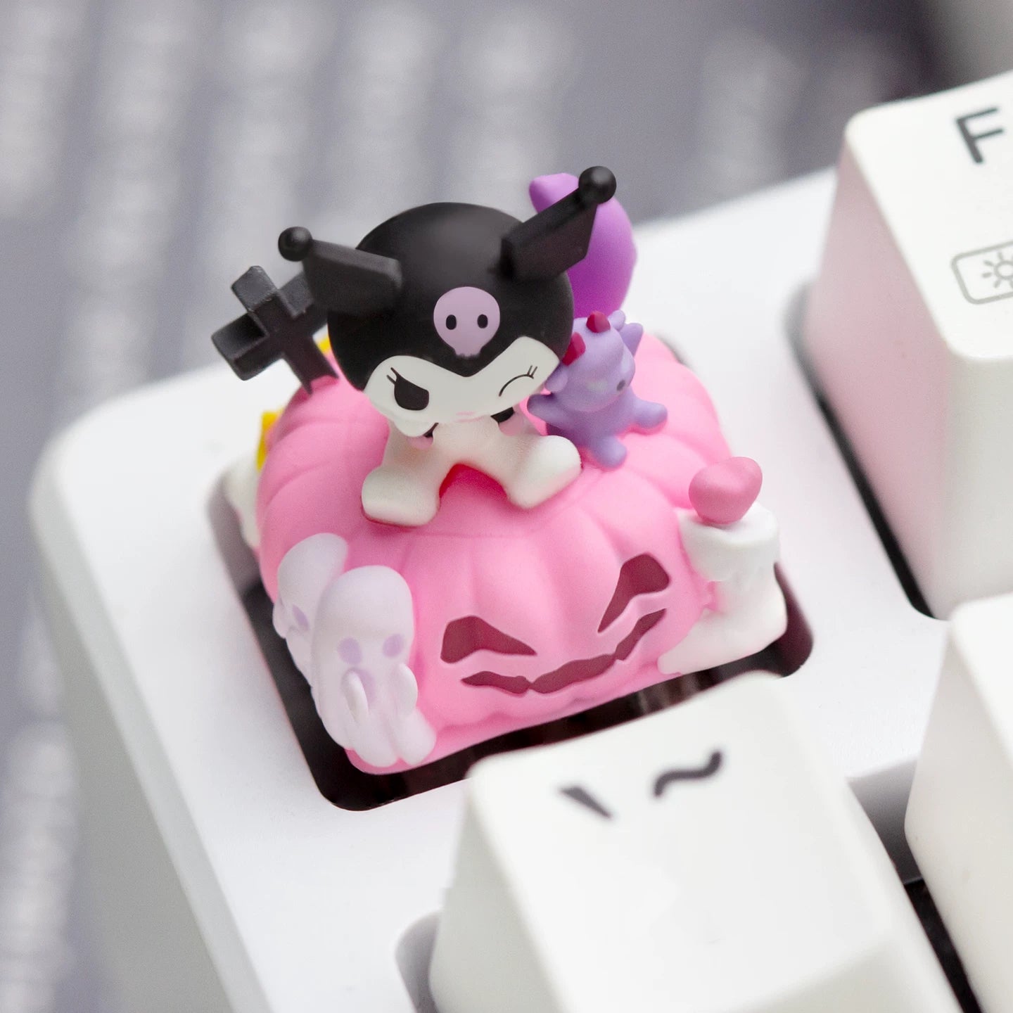 Kuromi Pumpkin Party Artisan Key Cap