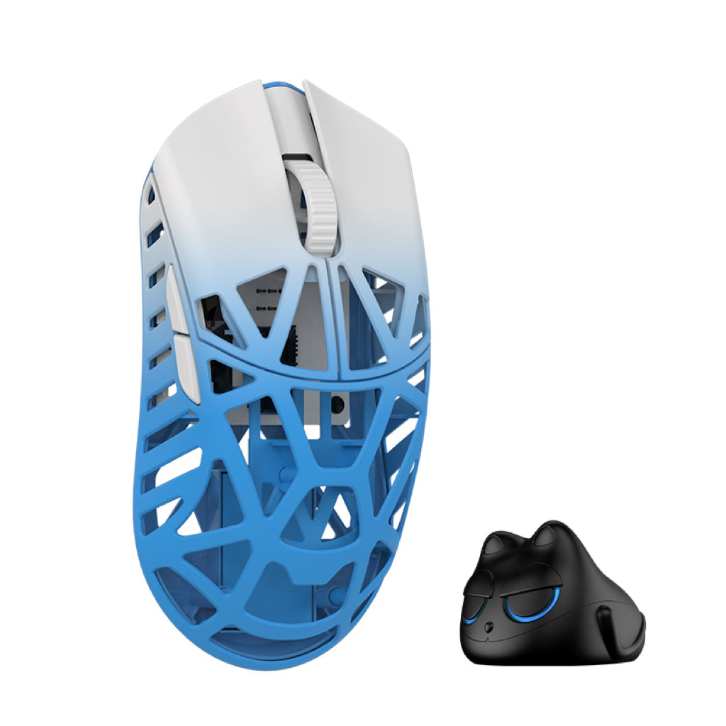 WL Mouse White & Blue  | Beast X Mini Magnesium Gaming Mouse
