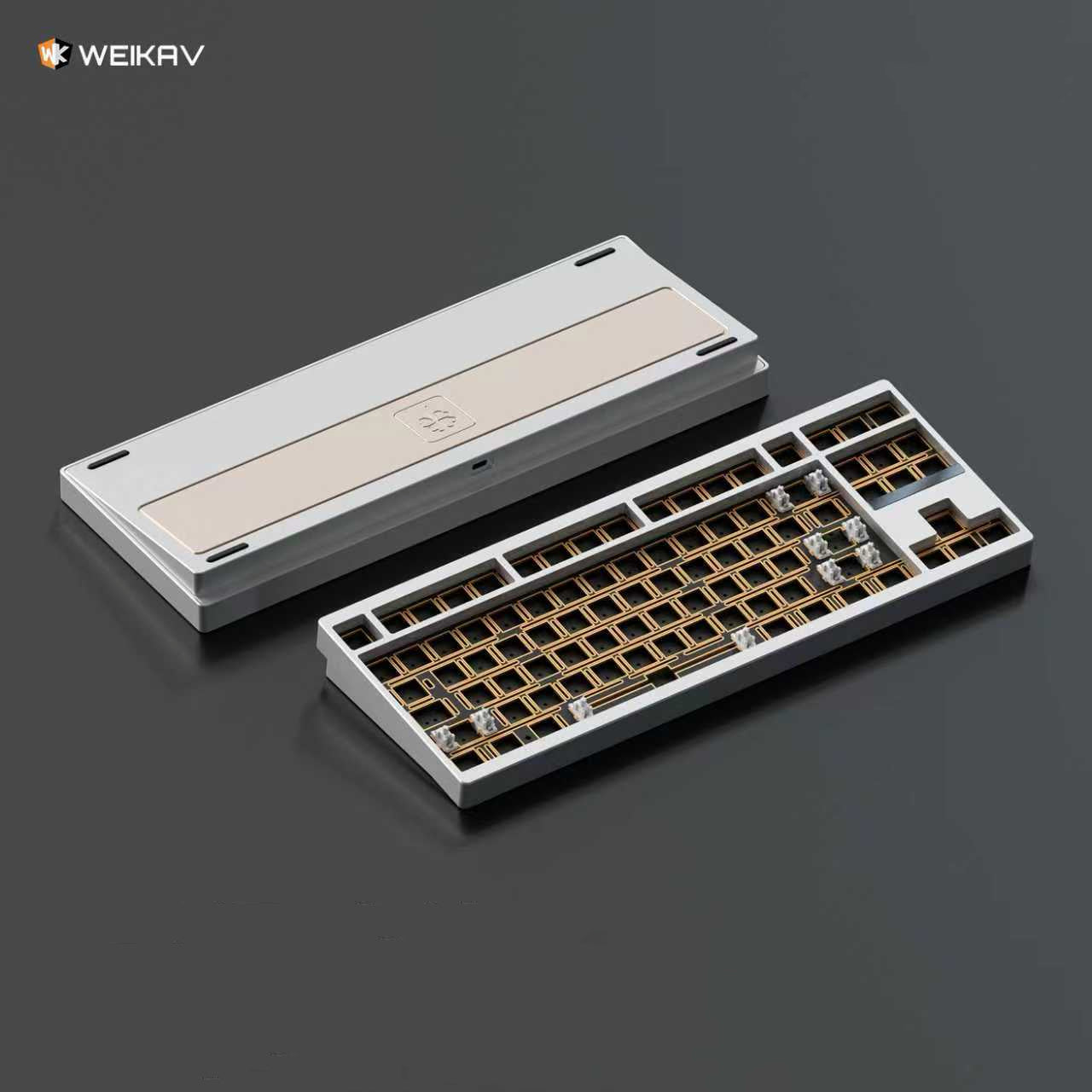 Weikav Stars80 Silver | Mechanical Keyboard Barebone