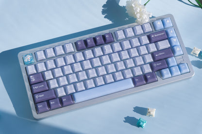 F75 Silver | Blueberry Cheesecake Mechanical Keyboard