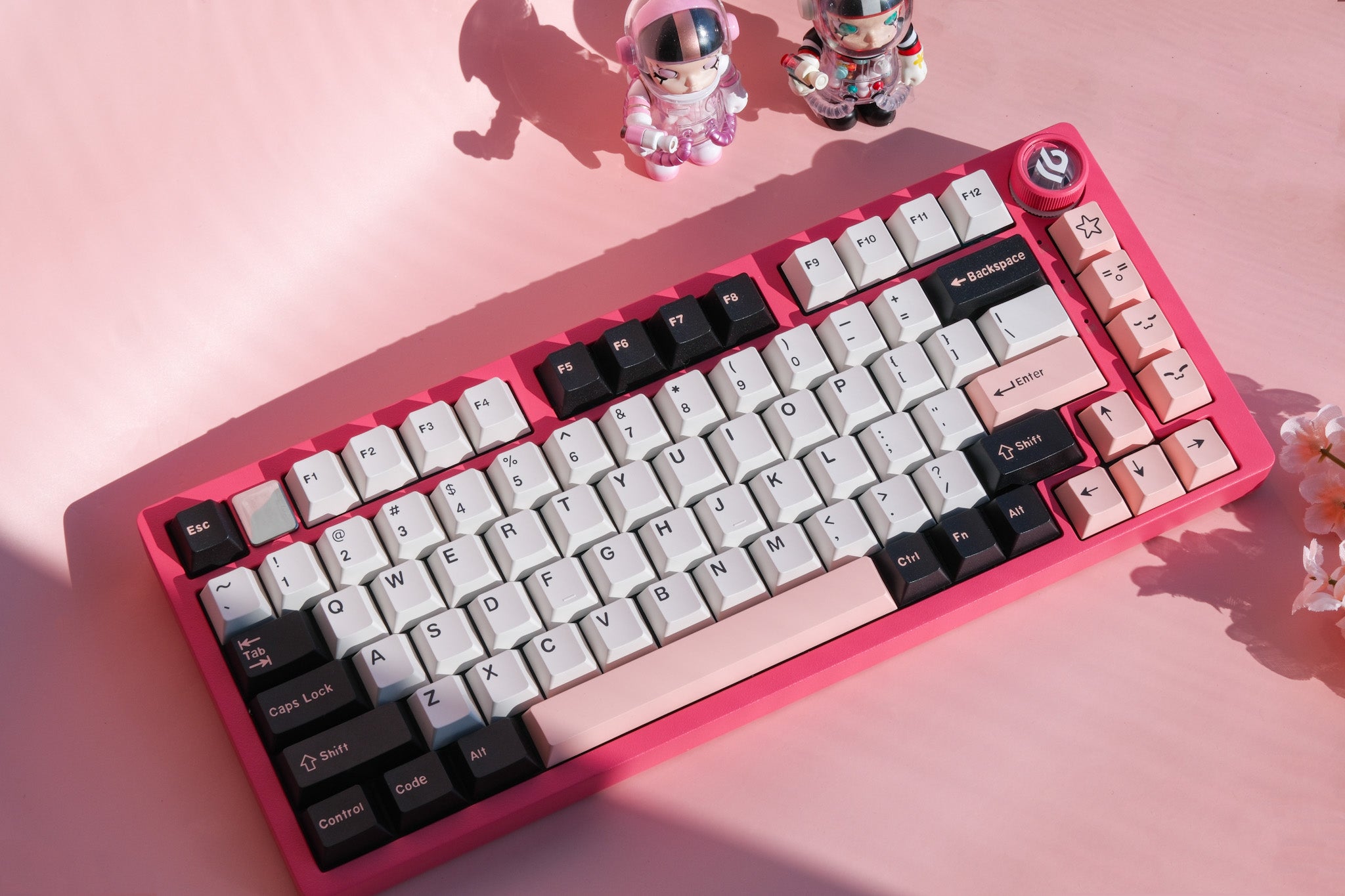 Hi75C Berry Milk Tea Mechanical Keyboard