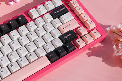 Hi75C Berry Milk Tea Mechanical Keyboard