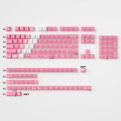 Cherry Blossom Key Cap Set - 35 PBT for free