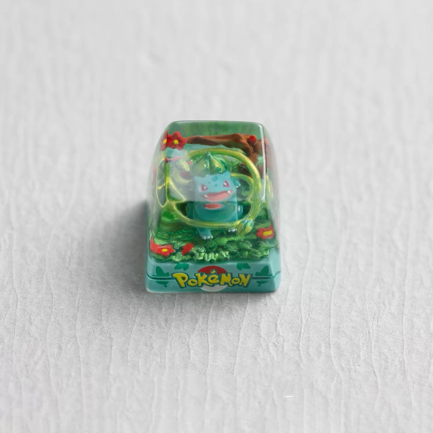 Bulbasaurr Green Artisan Key Cap