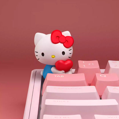 Heart Kitty Artisan Key Cap